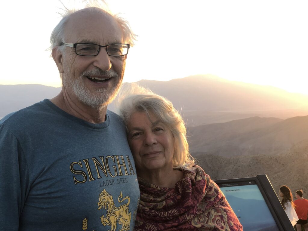 Mr. Scott and Rose at Sunset Point