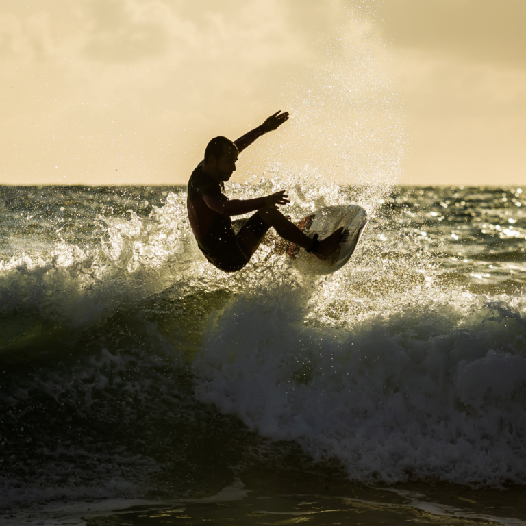 Surfing The Point at Shoreline Park